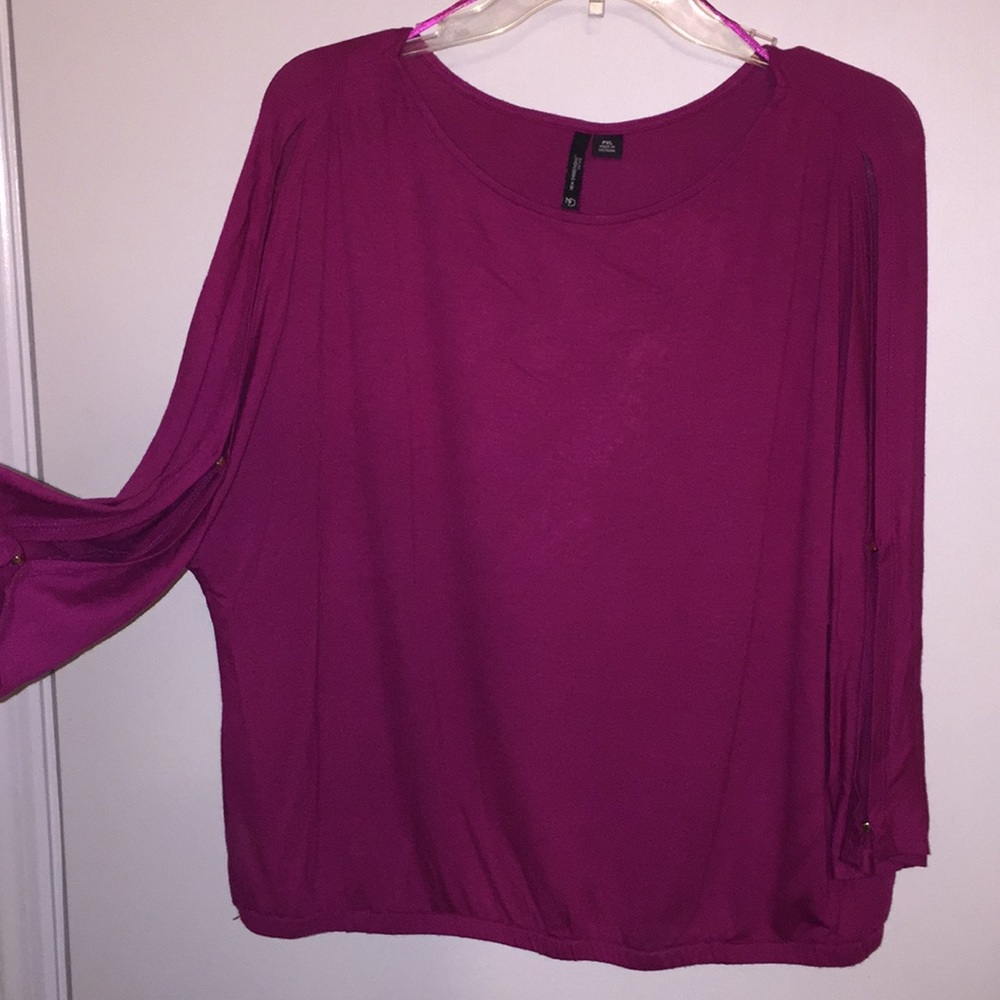 Magenta Cotton Top